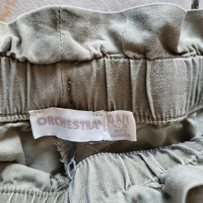 Orchestra - pantalon léger coton kaki 10 ans - photo numéro 2