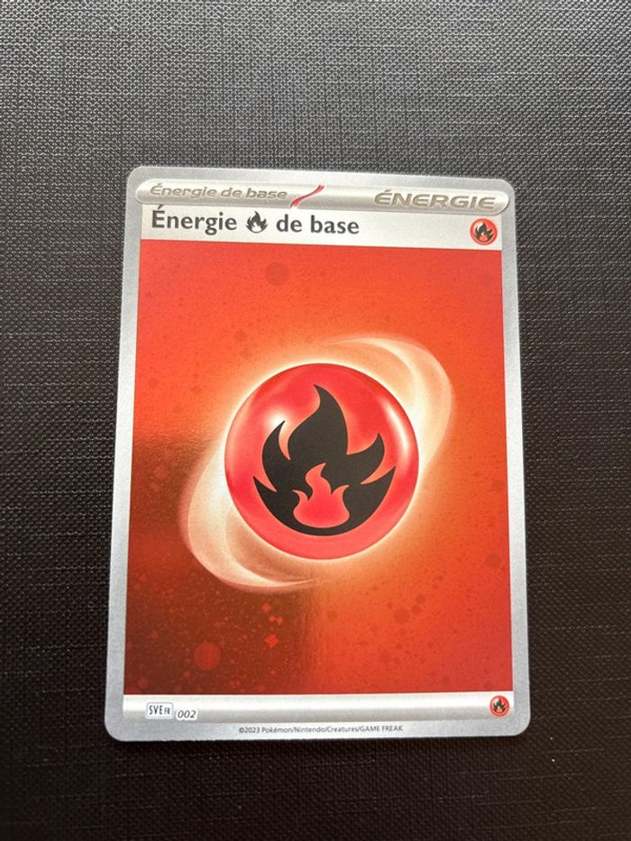 Lot 7 Cartes Pokémon energie holographique EV1 Ecarlate et Violet - photo numéro 6
