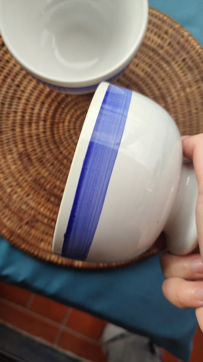 Bol vintage faïence de Biot peint à la main - photo numéro 5