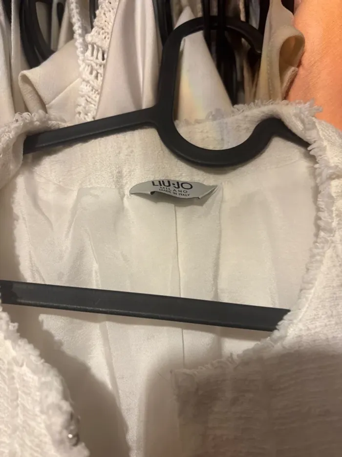 Veste tweed blanche - photo numéro 3