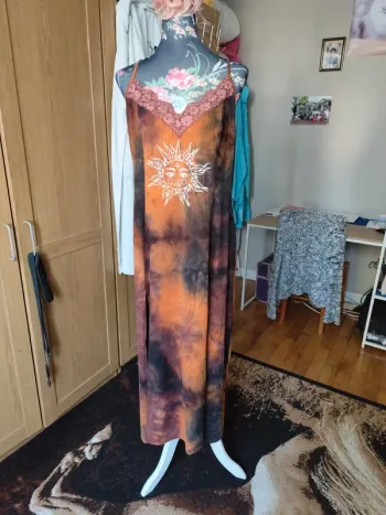 Robe longue fendu Ty die