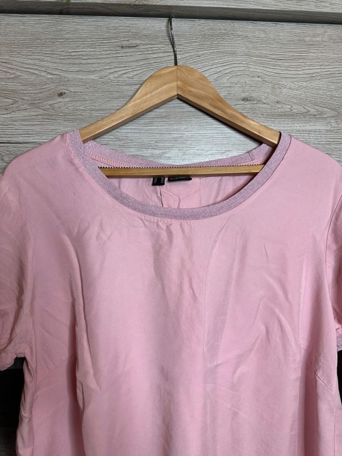 Blouse rose poudré - Taille 50 - photo numéro 2