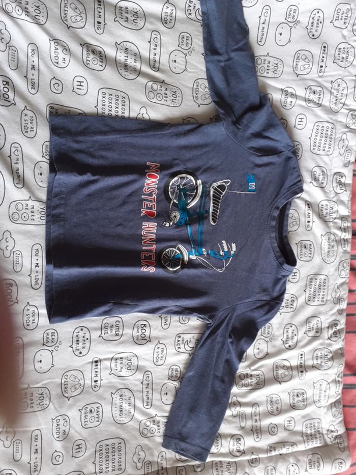 tee-shirt Manche longue 3/4 ans - photo numéro 3