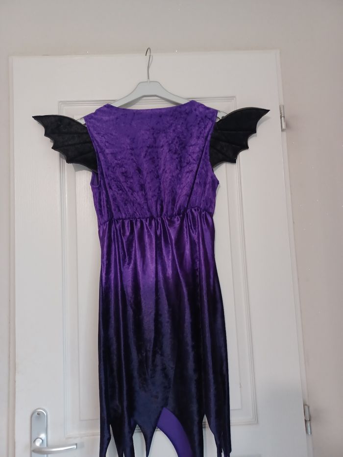 Déguisement femme  robe chauve souris avec serre tête - photo numéro 3