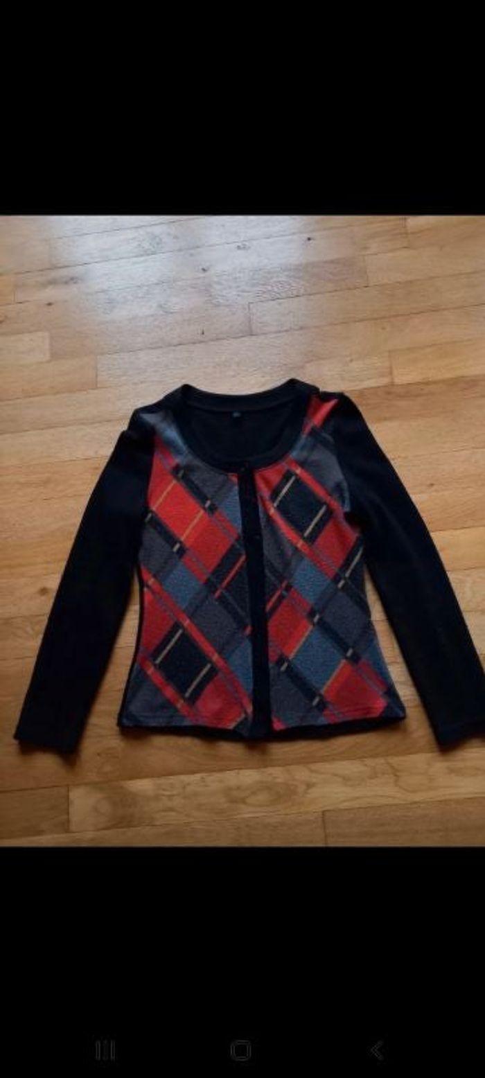 Gilet col rond classique