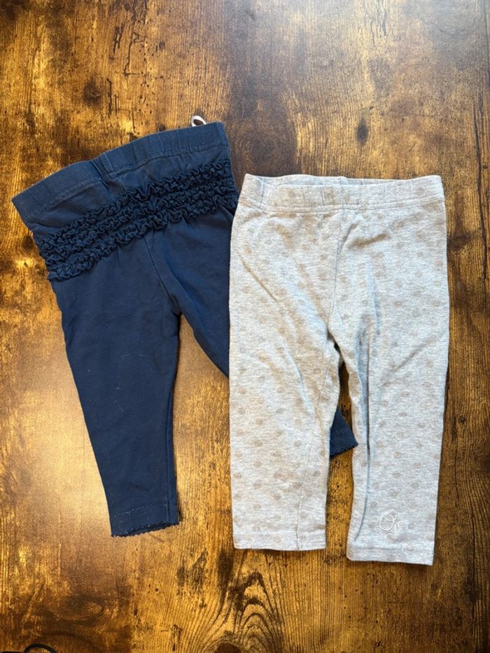 Lot 2 leggings 6m