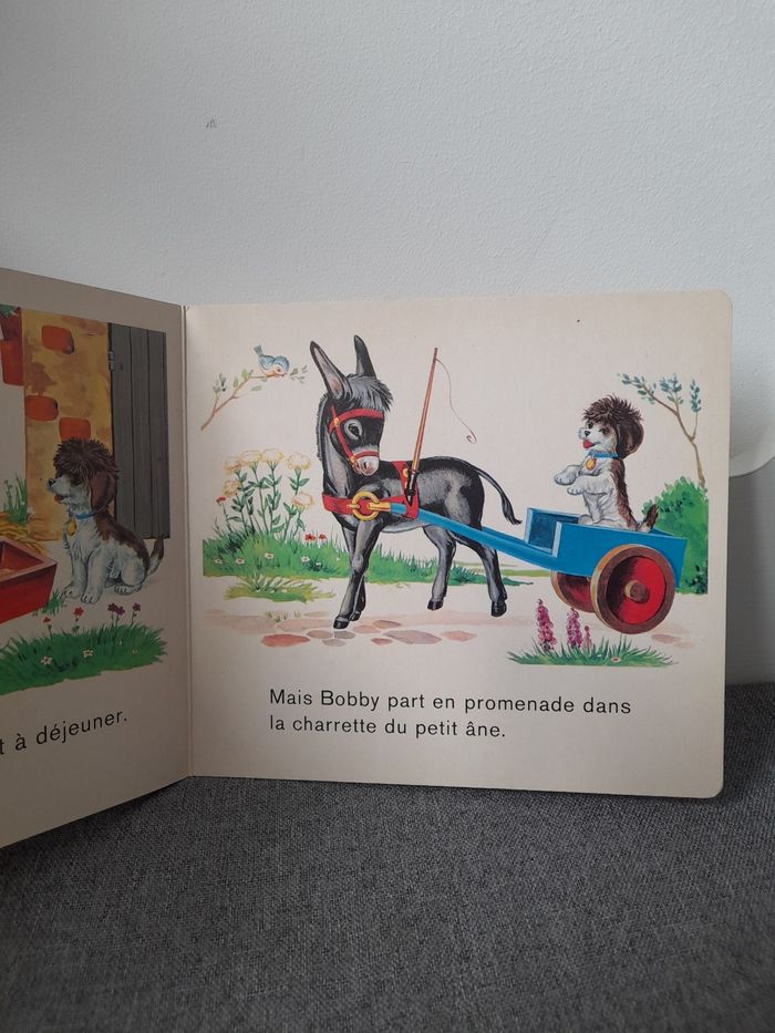 Livre cartonné vintage : Bobby à la ferme - photo numéro 9