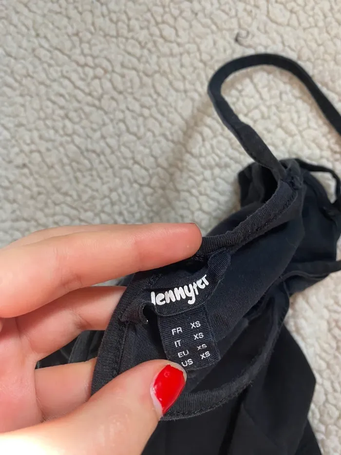 débardeur noir jennyfer taille xs - photo numéro 2
