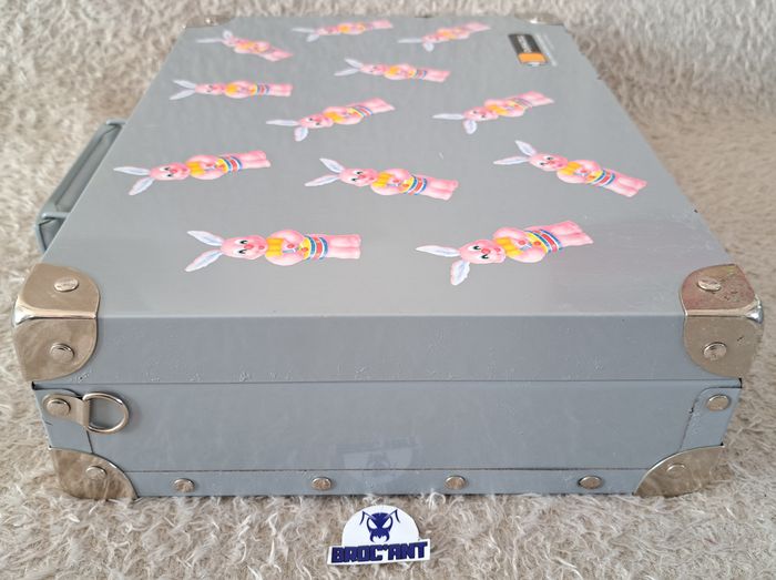 Valise publicitaire en métal Duracell lapin tambour vintage - photo numéro 7