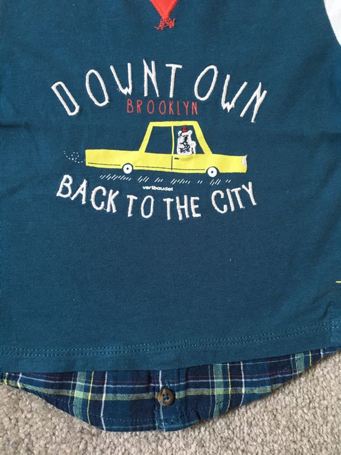 T-shirt Manches longues Vertbaudet 12 mois - photo numéro 2