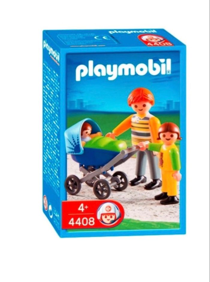 Lot Playmobil Papa&enfant et landau n°4408 - photo numéro 4