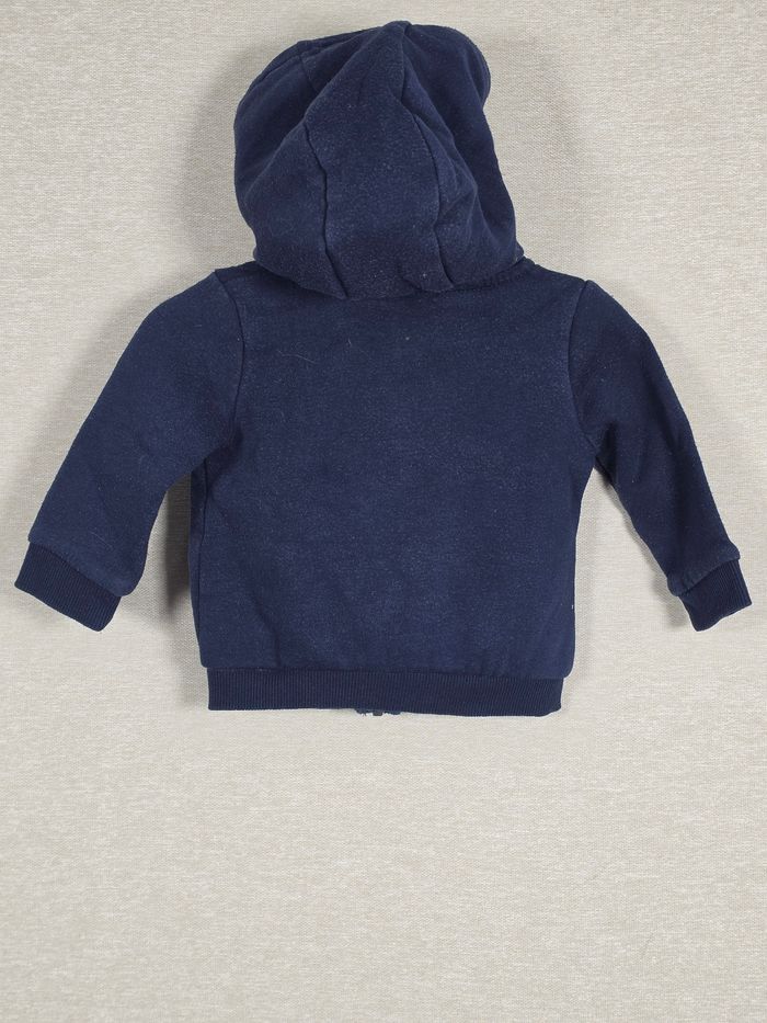 Gilet zippé à capuche dinosaures In Extenso 74 cm - photo numéro 5