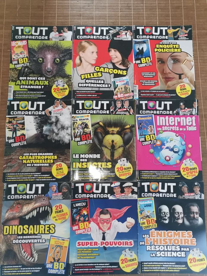 Lot de 9 numéros Tout Comprendre , Janvier à Octobre 2014 , bon état - photo numéro 2
