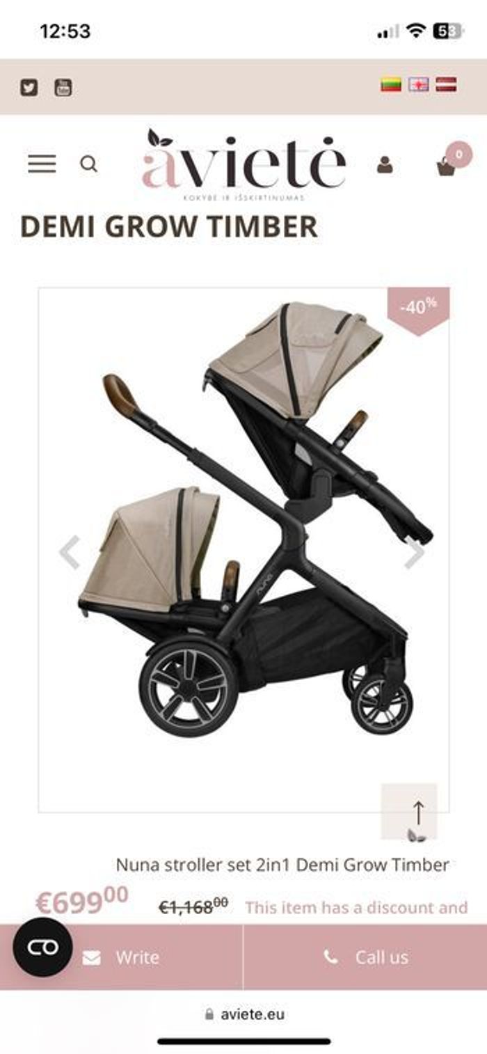 Poussette nuna demi grow - photo numéro 5