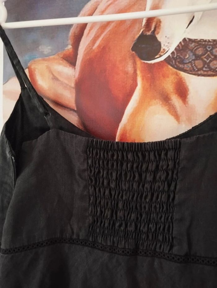 🌾Robe En Lin Noire T36/38🌾 - photo numéro 15