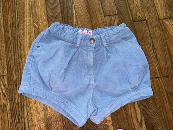 Short velour sergent major 11 ans