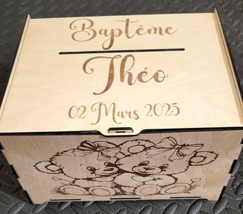 Urne baptême Personnalisable