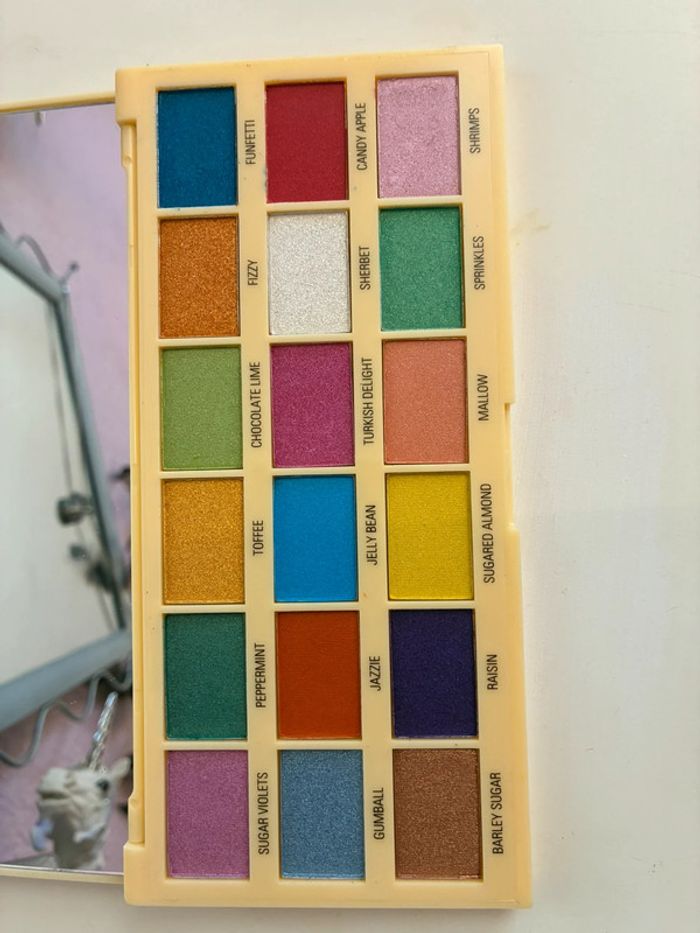 Palette chocolate sprinkles, 18 fards irisés, Makeup Revolution. - photo numéro 4