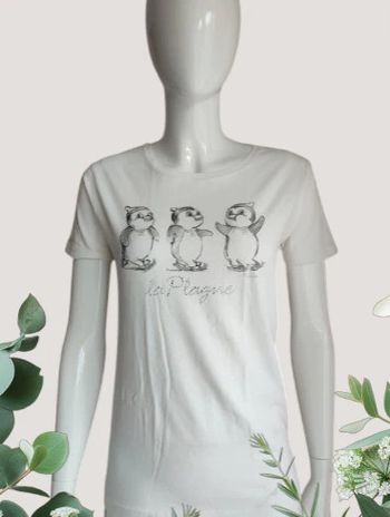 T shirt pingouins femme