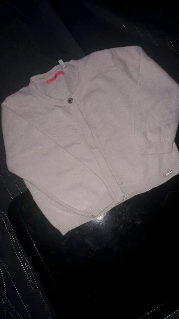 Petite veste laine lilas IKKS