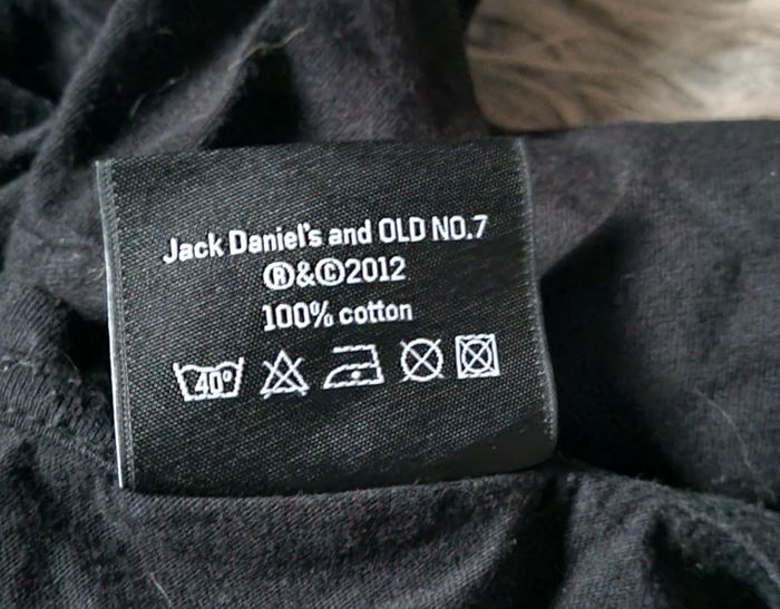 T-shirt avec écriture Jack Daniel's taille S mixte - photo numéro 6