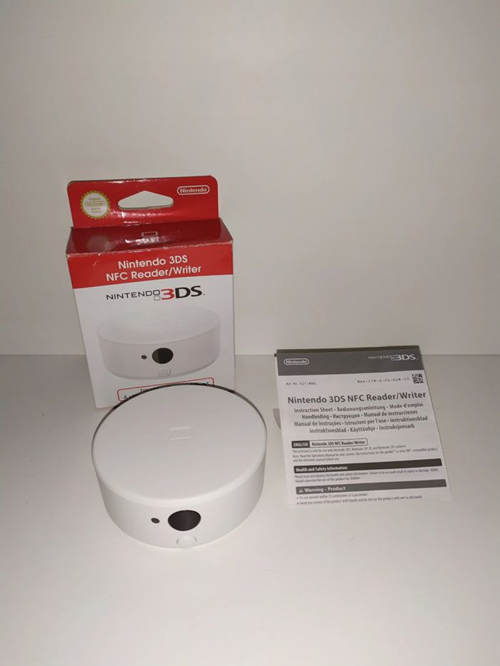 Accessoire officiel NFC reader/writer lecteur amiibo Nintendo 3DS notice boite - photo numéro 3