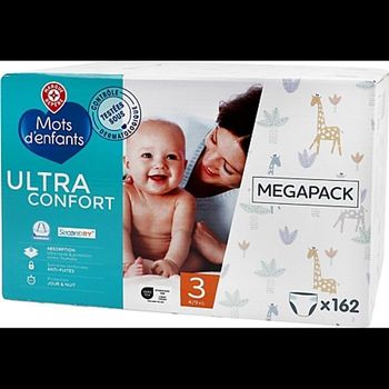 Couches Mots d'enfant taille 3