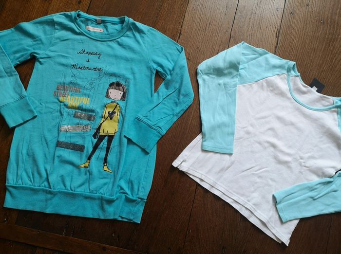 T-shirt long et t-shirt 8 ans - photo numéro 2