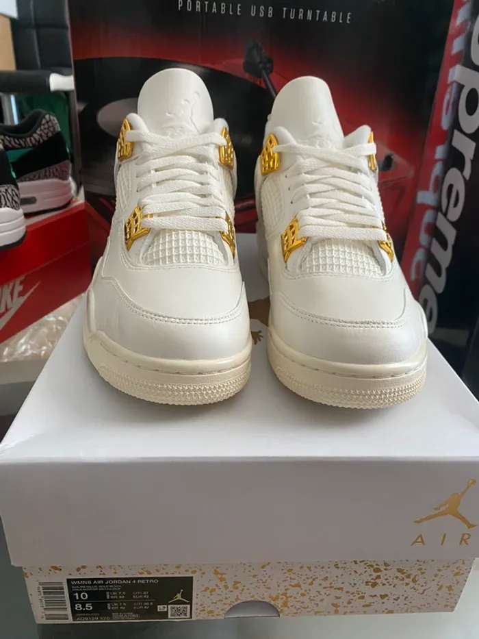 Air Jordan 4 rétro wmns white gold - photo numéro 17