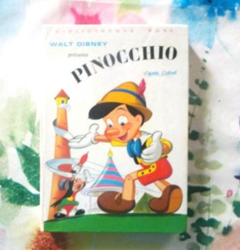 PINOCCHIO 1979 BIBLIOTHEQUE ROSE DISNEY