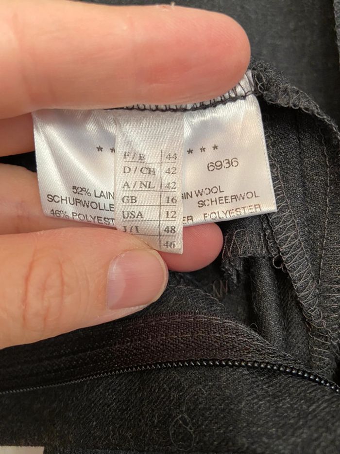 Pantalon laine sèche anthracite Weill taille 44 - photo numéro 4