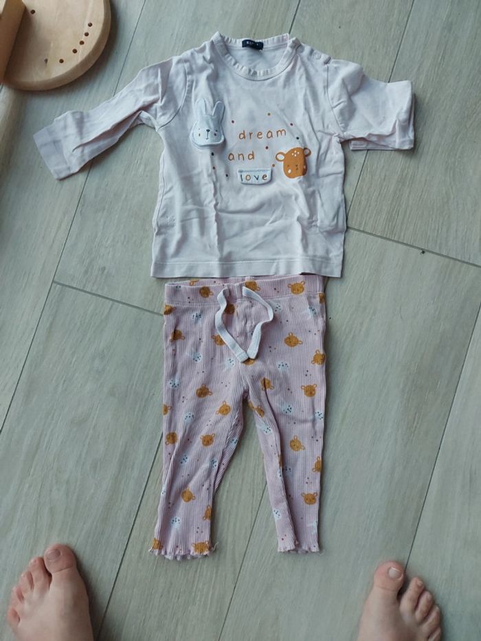 Pyjama 2 pièces kiabi 12 mois