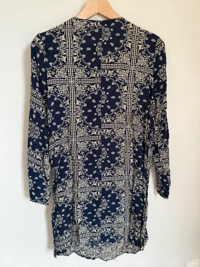 Robe imprimée marine - photo numéro 2