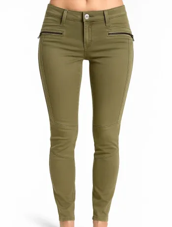 Pantalon de couleur kaki de marque H&M taille 36