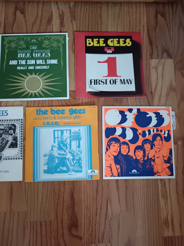 Lot vinyles 45 t The Bee Gees - photo numéro 3