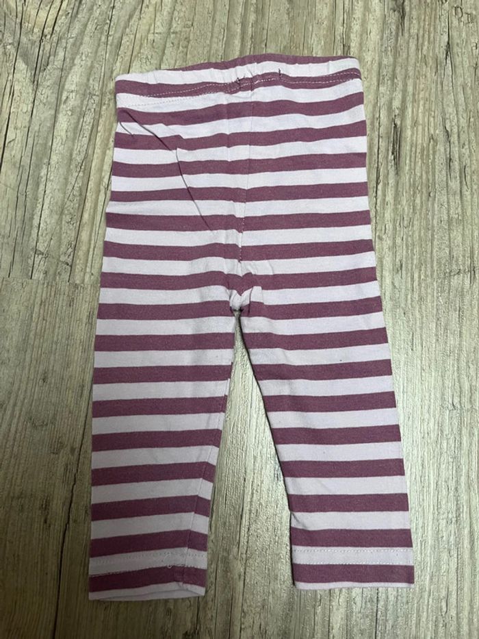Legging à rayures tout simplement taille 12 mois - photo numéro 2
