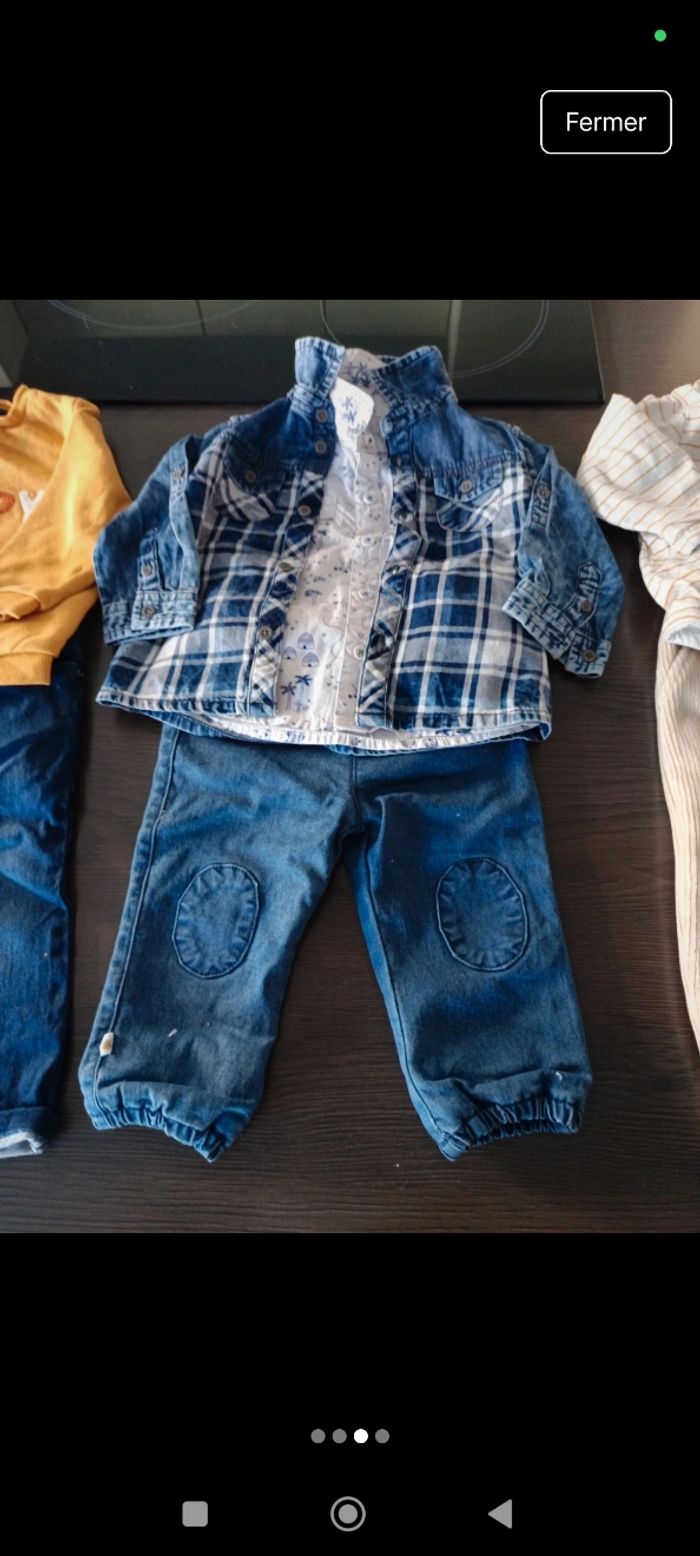 Lot vêtements garçon 9 mois - photo numéro 3