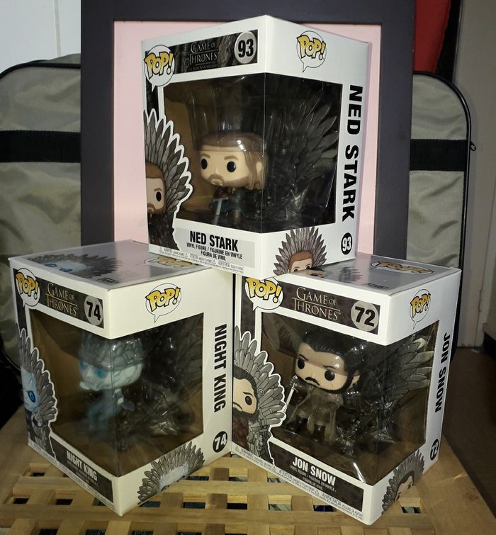 Lot de 3 Funko Pop Game Of Thrones GOT 72 74 93