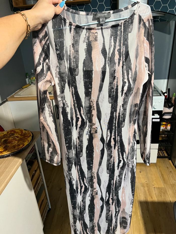 Robe longue avec doublure