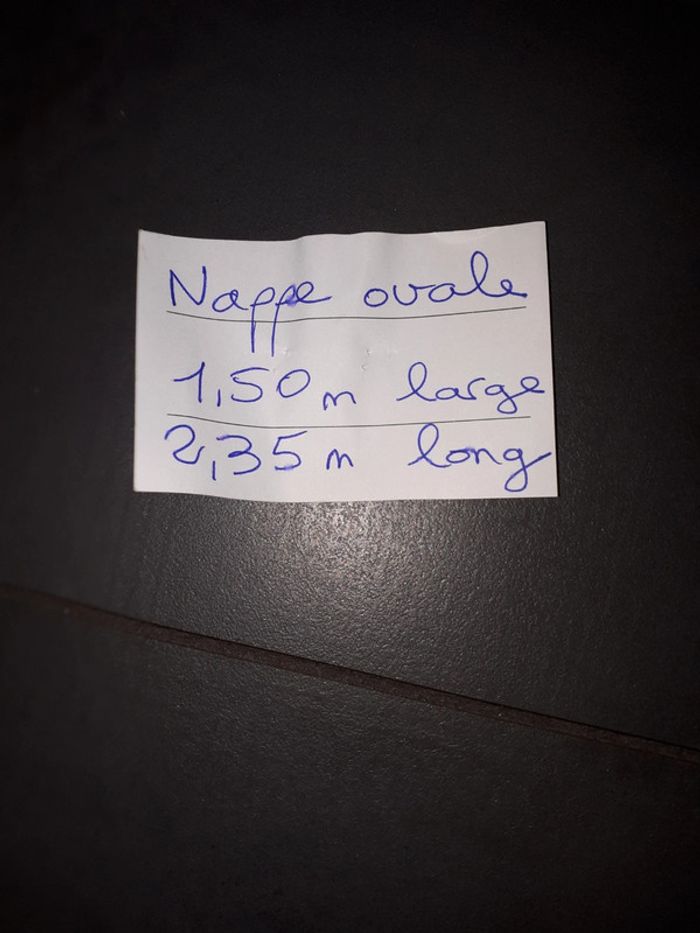 Nappe africaine ovale 150 par 235 cm - photo numéro 5