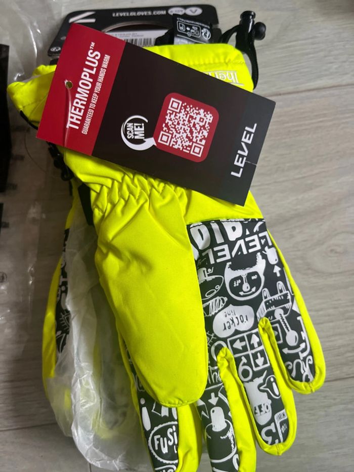 Gant de ski garçon level gloves taille 9-10 ans neuf prix boutique 42,5€ - photo numéro 4