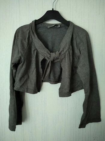 gilet  gris manches longues 5 ans Tape à l'oeil