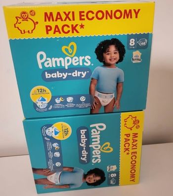 Couche pampers taille 8