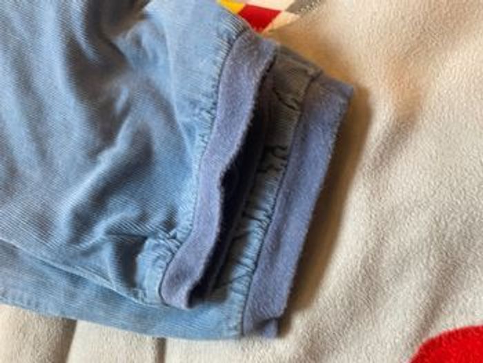 Lot 3 pantalons hiver doublé / velours 6 mois - photo numéro 2