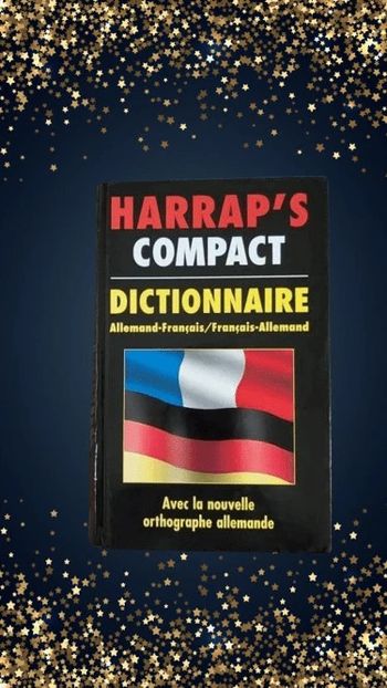 💦 Dictionnaire Harrap's Francais Allemand