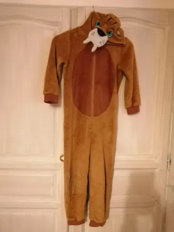 Combinaison pyjama "tigre à dents de sabre"