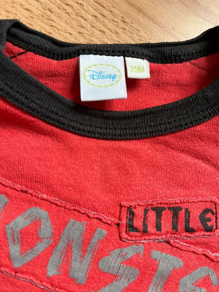 Beau T-shirt rouge ML «Donald » T. 23 mois garçon - photo numéro 5