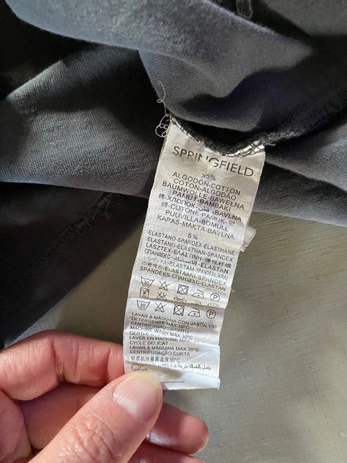 Sous pull col roulé Springfield gris taille S - photo numéro 11