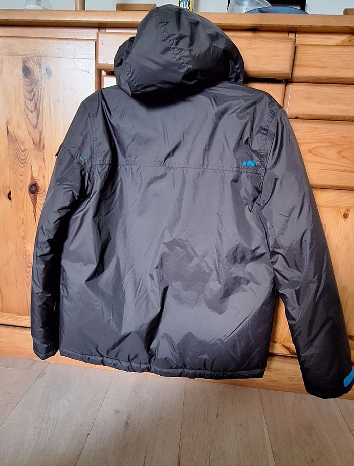 Veste unisexe ski/après-ski  taille 12 ans - couleur duo noir/bleu - photo numéro 2