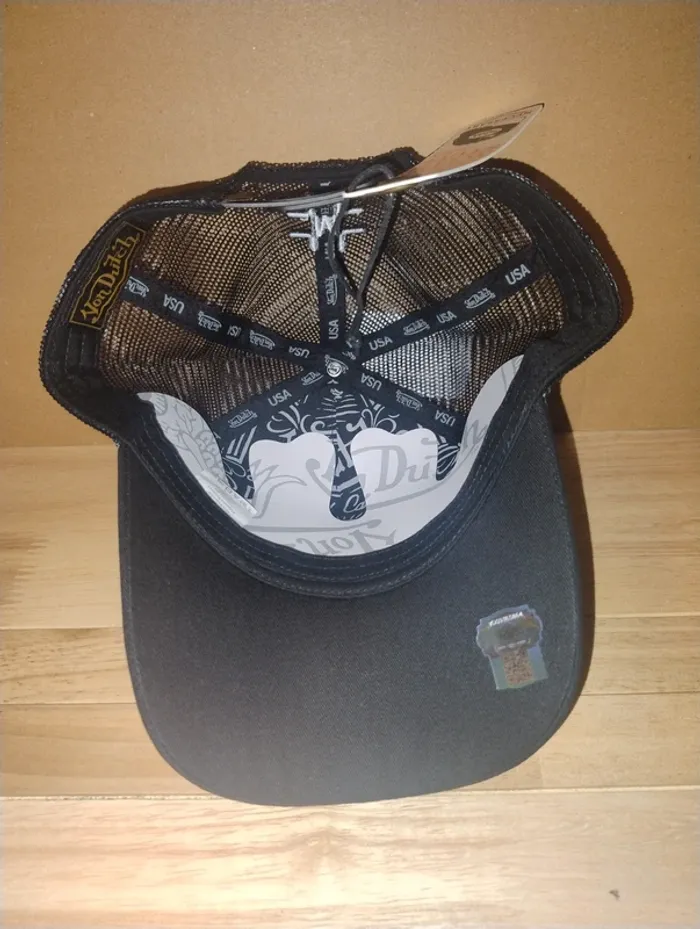 Von dutch casquette taille unique noire et rouge - photo numéro 4